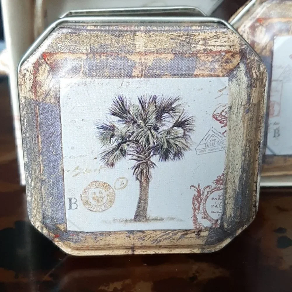 Chad Barrett candles in tins